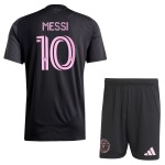 Günstige Fußballtrikots Inter Miami CF Messi 10 Kinder Auswärtstrikot 2025-26 Kurzarm